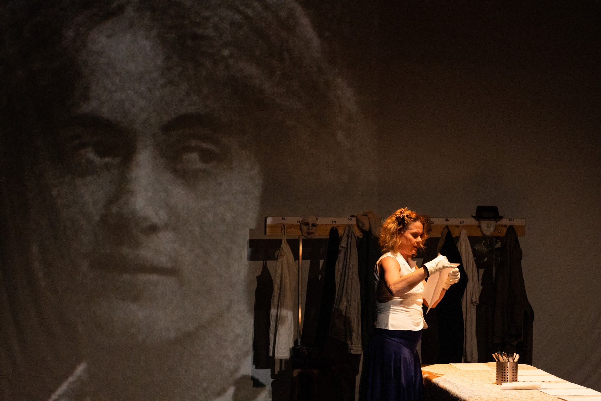 Madame M. in Moving Station is a powerful personal statement inspired by the story from Holýšov