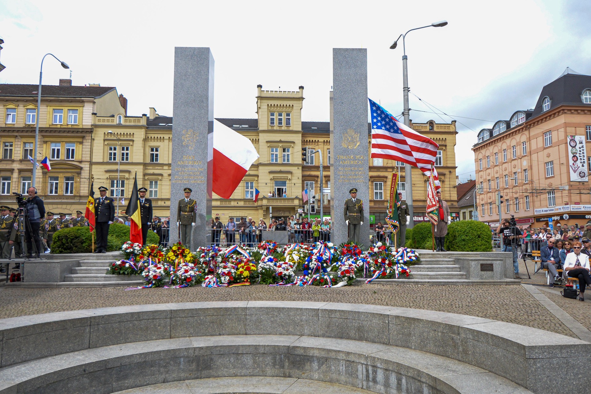 The Liberation Festival concluded with a commemorative act at the Thank You, America! monument