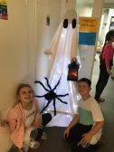 Halloween ve školní jídelně