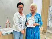 Starostka Jedničky Ivana Bubeníčková (vlevo) s Věrou Dvořákovou. Foto: ÚMO Plzeň 1