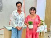 Starostka Jedničky Ivana Bubeníčková (vlevo) s Ilonou Volenovou. Foto: ÚMO Plzeň 1