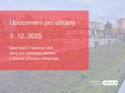 Sport park 1 bude během úterý 2. prosince uzavřen