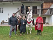 Svatý Martin na statku U Matoušů. Foto: Milan Svoboda