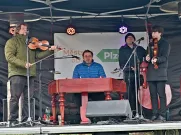 Cimbálová muzika Alexnandra Vrábela. Foto: Milan Svoboda