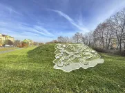 Kuličková dráha ve svahu v parku nad zoo na Vinicích. Zdroj: ÚMO Plzeň 1