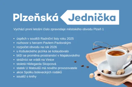 Vychází první letošní Plzeňská Jednička. Obhájila titul nejlepšího radničního listu v kraji