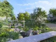 Park U Bazénu se promění. Vizualizace: projectstudio8