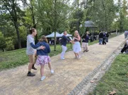Swingové odpoledne v Lochotínském parku. Foto: ÚMO Plzeň 1