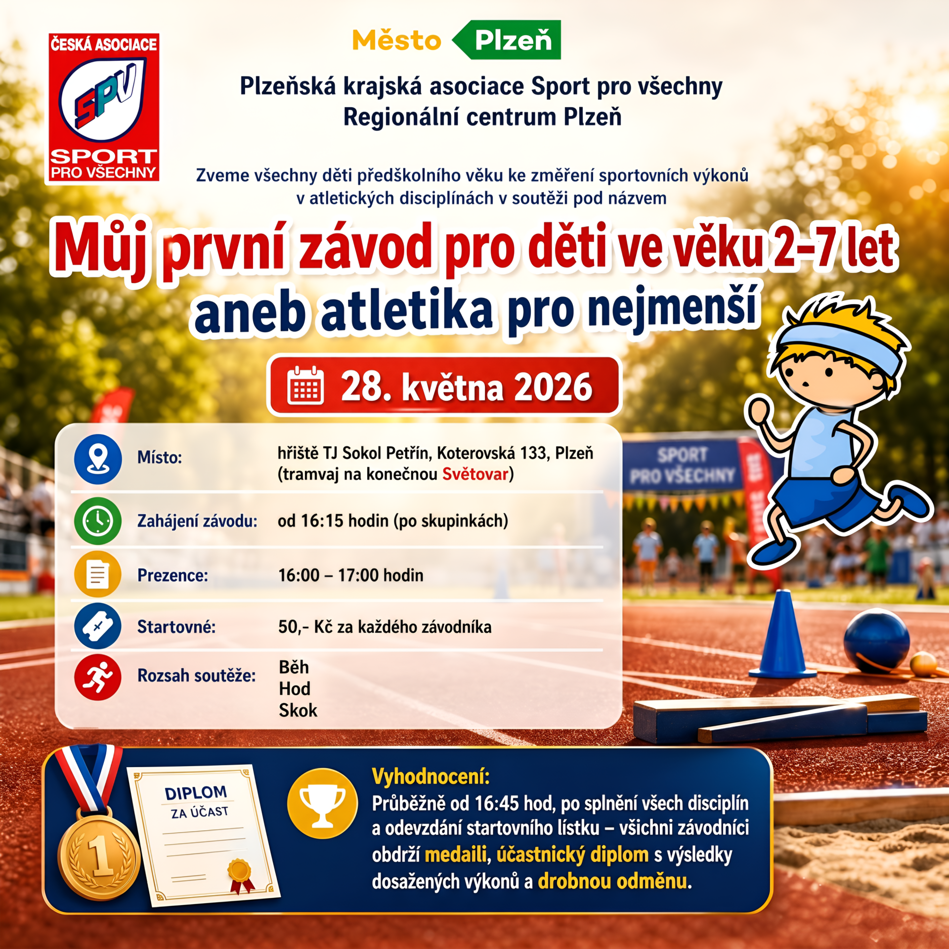 Můj první závod 2026 leták