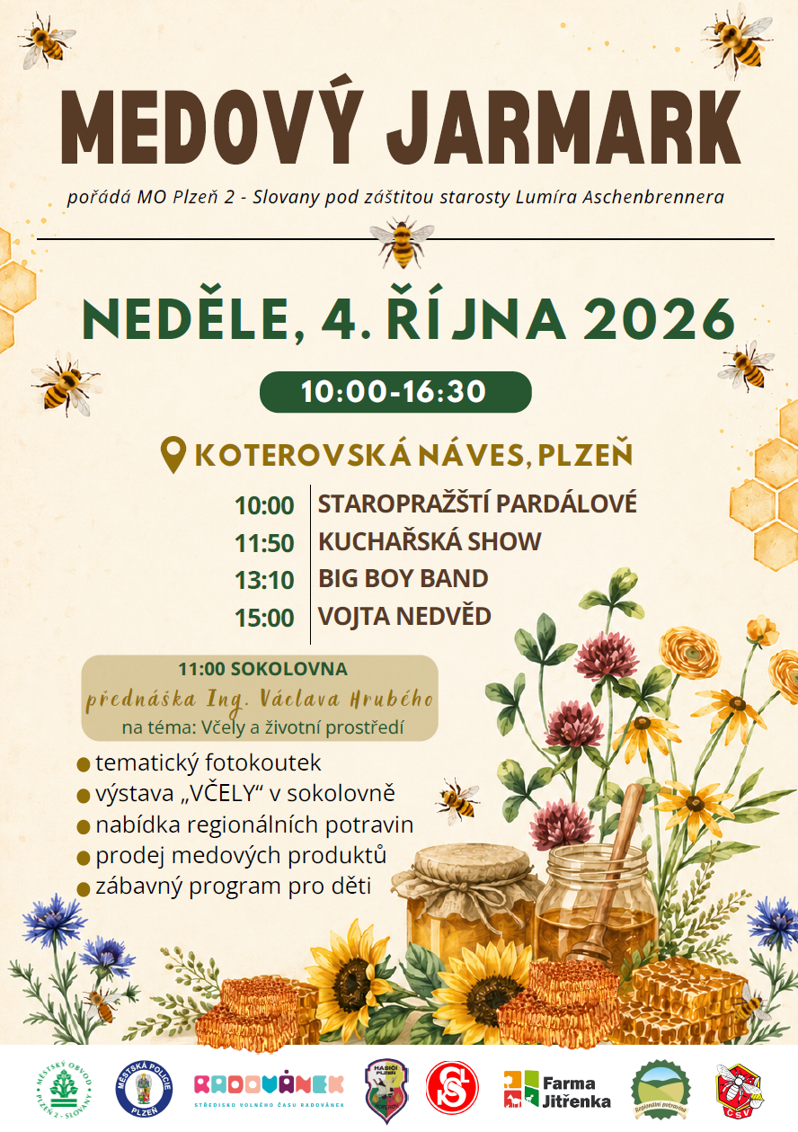 Medový jarmark - letáček