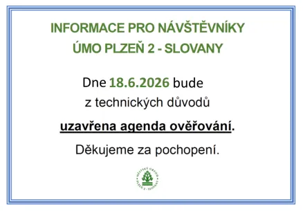 Uzavření agendy ověřování dne 18.6.2026