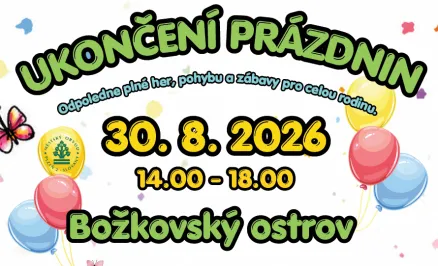 Ukončení prázdnin na Božkovském ostrově