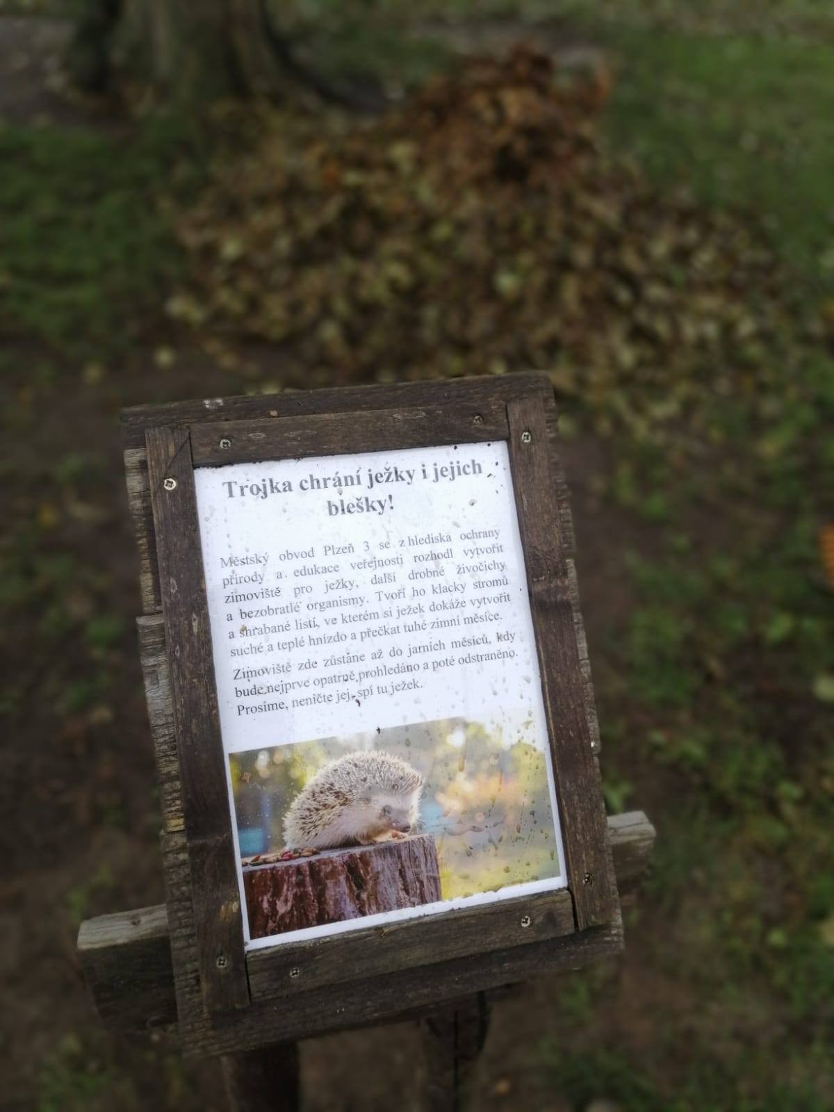 Hromádky pro ježky 2025