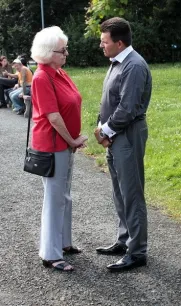 Lidé si povídali s Radislavem Neubauerem 