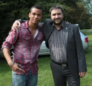 Zpěvák Ben Cristovao a radní Ing. Petr Baloun.