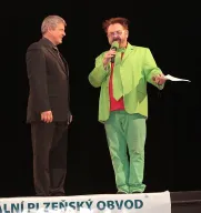 Starosta Jiří Strobach s Václavem Upírem Krejčím