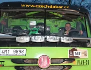 Starosta Jiří Strobach za volantem závodního speciálu