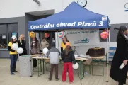 Děti si nalezený poklad vyměňovaly ve stánku MO Plzeň 3