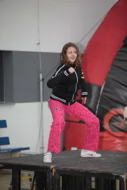 První jarní zumbování s lektorkou  Bárou z pohybového studia J&A