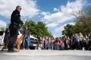 Součástí bohatého programu byla také ukázka policejního zásahu se psem