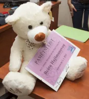 Plyšový medvěd pro Beátu