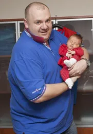 Tatínek s dcerou Beátou