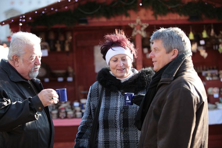 Adventní setkání s občany na Vánočních trzích 