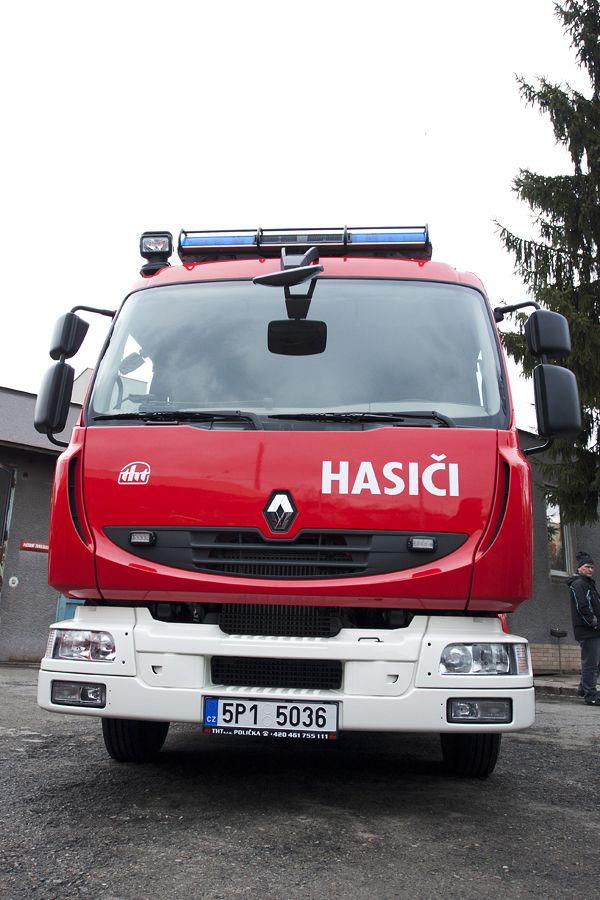 Předání hasičského vozu