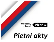 Termíny pietních aktů v MO P4 pro rok 2026