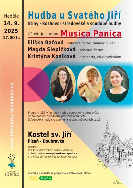 Hudba u sv. Jiří 14.9.2025-plakát