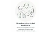Mapa investičních akcí ÚMO Plzeň 4 (MIA)