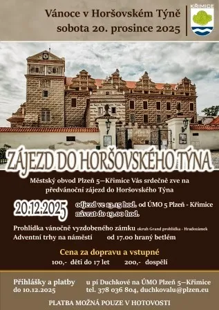 Zájezd - Horšovský Týn 2025 - web
