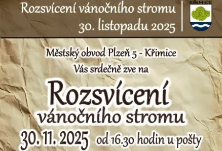 Rozsvícení vánočního stromu