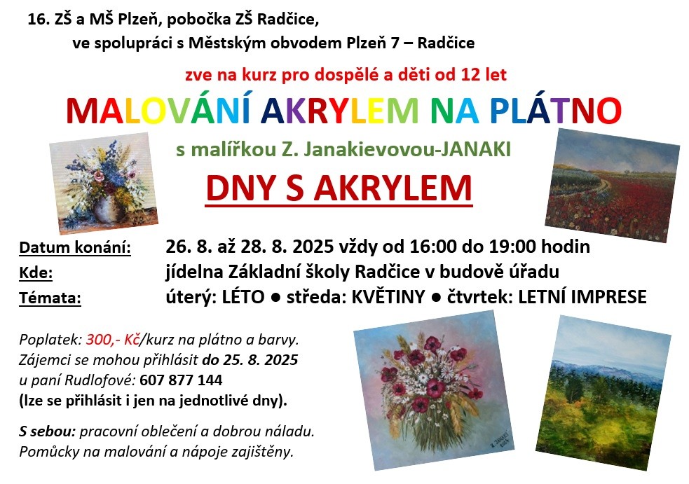 Malování akrylem