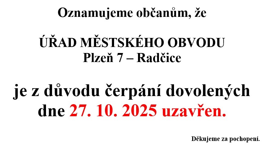 Uzavření úřadu