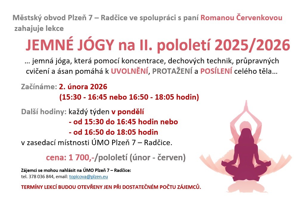 Jemná jóga II. pololetí Jemná jóga II. pololetí