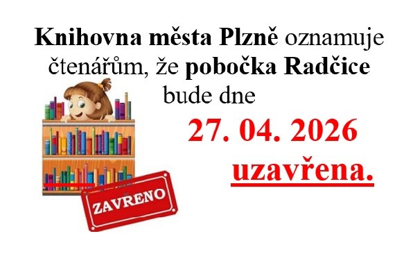 Uzavření knihovny duben Uzavření knihovny duben