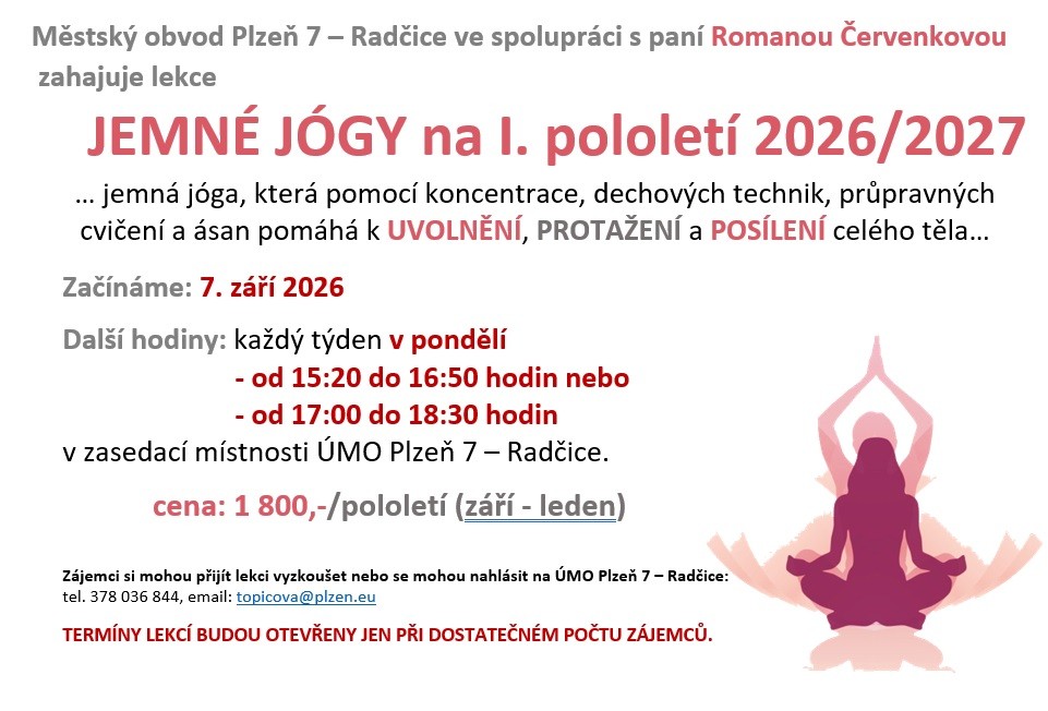 Jemná jóga I. pololetí Jemná jóga I. pololetí
