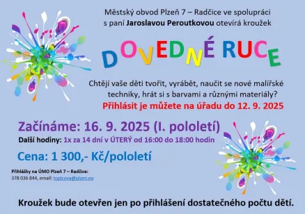 Kroužek DOVEDNÉ RUCE