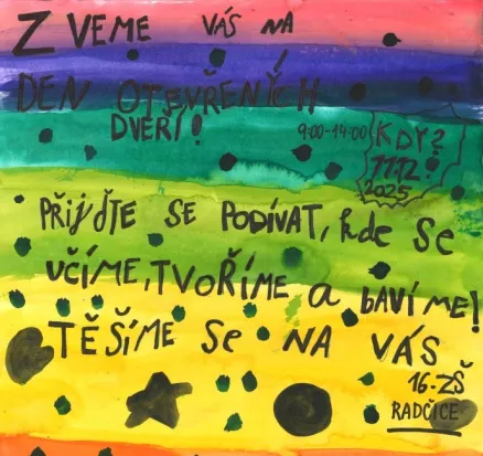 Pozvánka - Den otevřených dveří v Základní škole Radčice