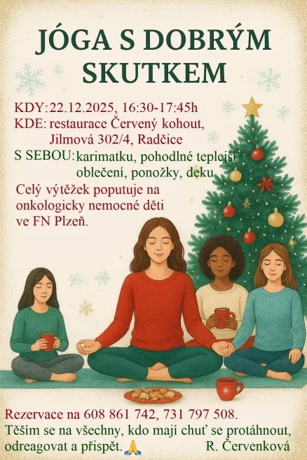 Pozvánka - jóga s dobrým skutkem