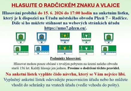 HLASOVÁNÍ O RADČICKÉM ZNAKU A VLAJCE