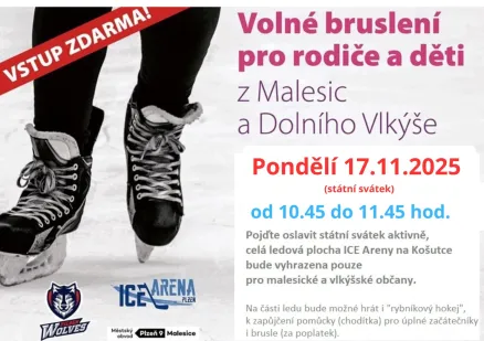 Volné bruslení 17.11.2025