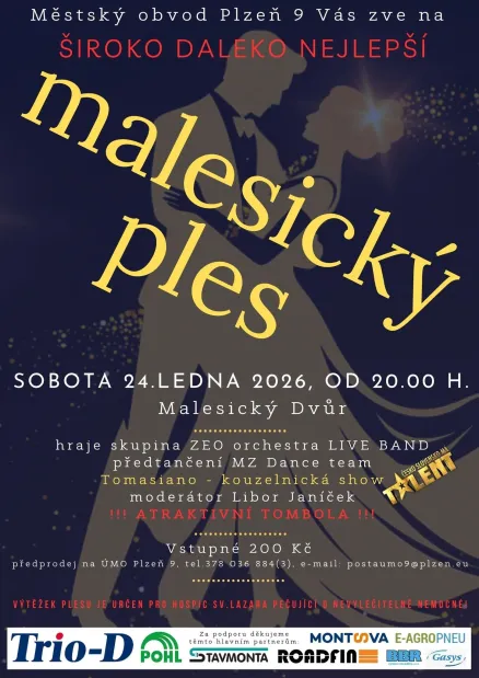 Malesický ples 24.01.2026