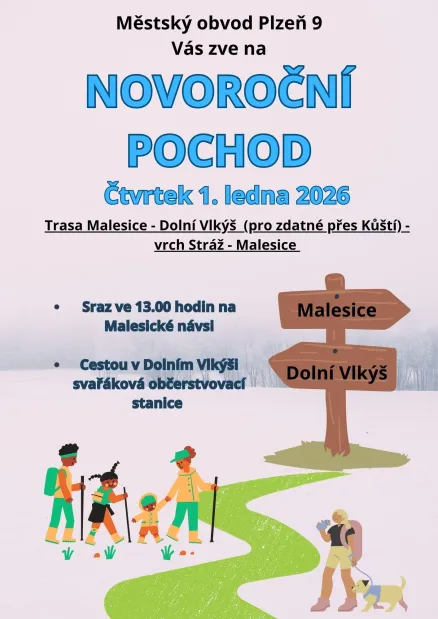 Novoroční pochod 1. 1. 2026