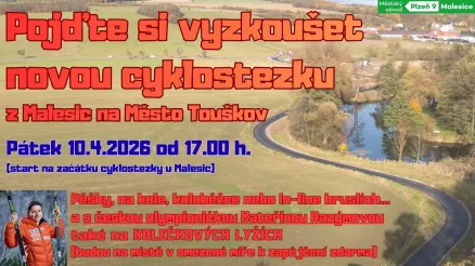 Pojďte si vyzkoušet novou cyklostezku