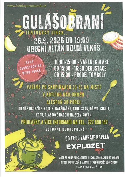Gulášob(ž)raní 26. 9. 2026