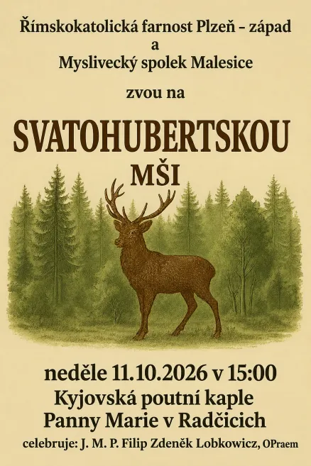 Svatohubertská mše 11.10.2026