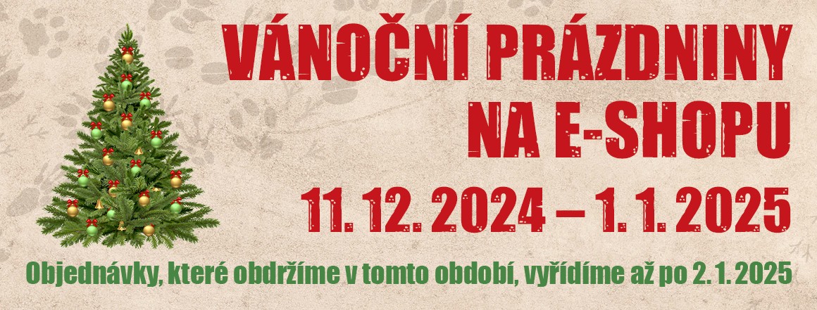 Vánoční termíny e-shopu a adopcí