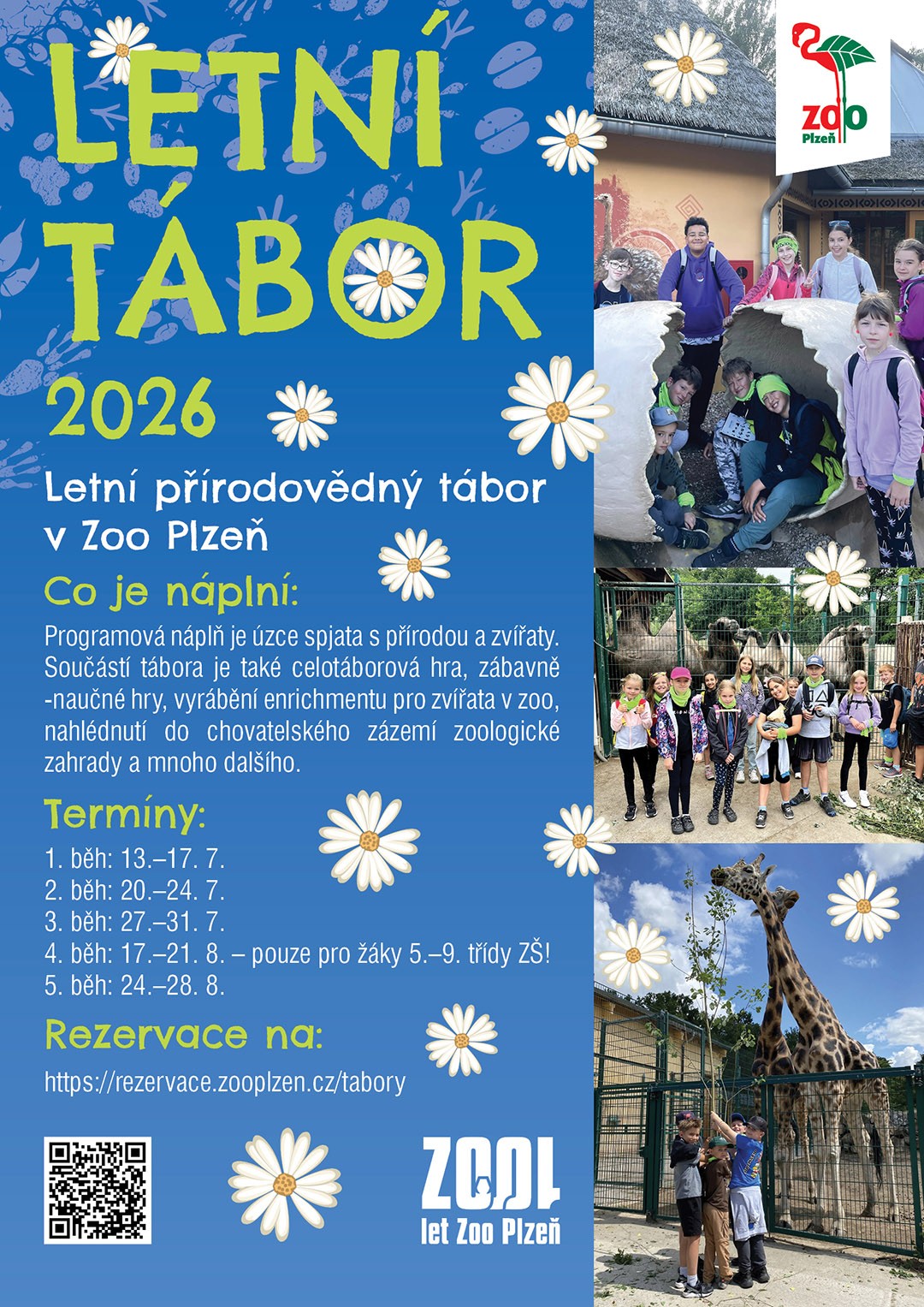 Letní příměstské tábory v Zoo Plzeň